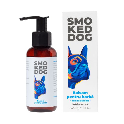 Smoked Dog - Balsam pentru barba cu acid hialuronic White Musk 100ml