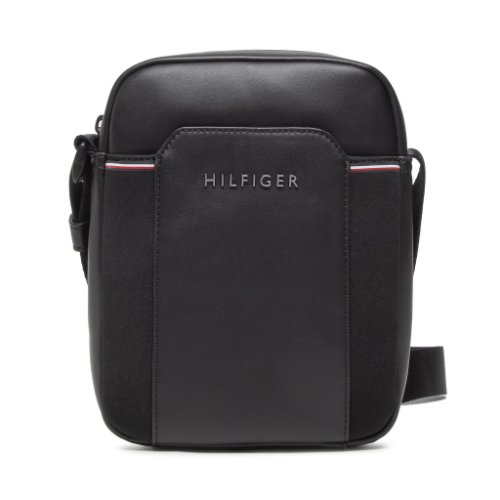 Geantă crossover TOMMY HILFIGER - Th Commuter Mini Reporter AM0AM08434 BDS