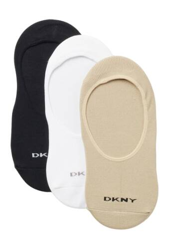 Imbracaminte Femei DKNY Microfiber Liner Socks - Pack of 3 NUDEWHITEBLACK