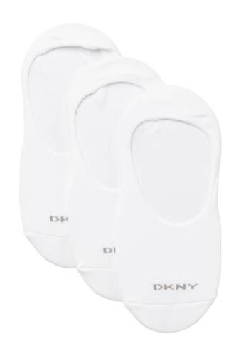 Imbracaminte Femei DKNY Microfiber Liner Socks - Pack of 3 WHITEWHIT