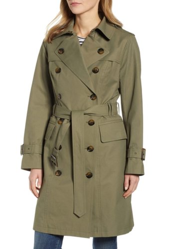 Imbracaminte Femei London Fog Water Repellent Trench Coat ARMY