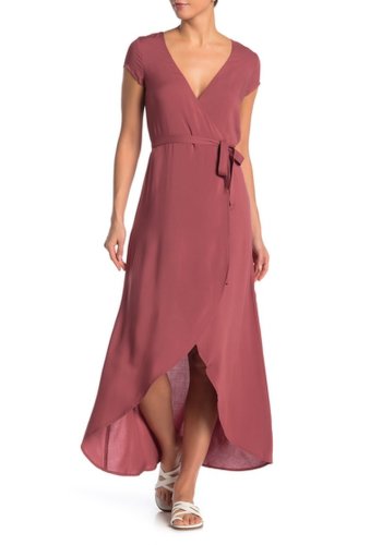 Imbracaminte Femei LSpace Goa Cover-Up Wrap Maxi Dress CURRANT