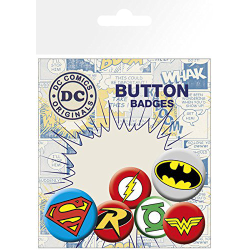 Pin Badges - DC Comics Logos