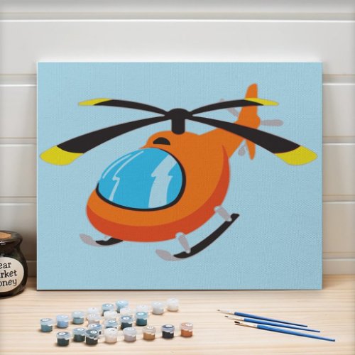 Super Helicopter - Pictură pe numere