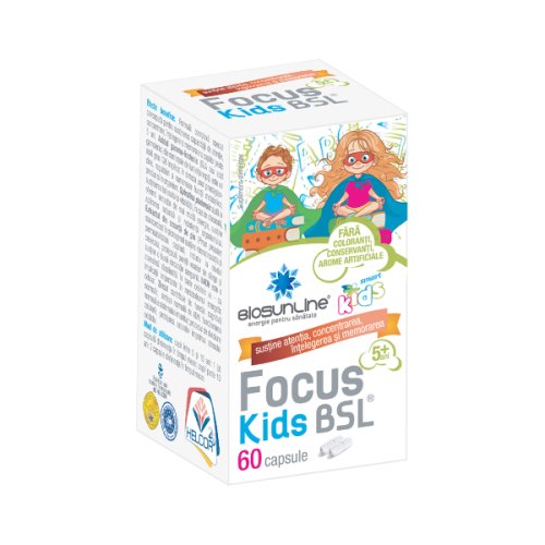 Focus Kids BSL, 60 comprimate, BioSunLine