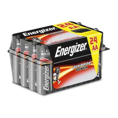 Baterii alcaline energizer aa lr6 (24 uds) negru
