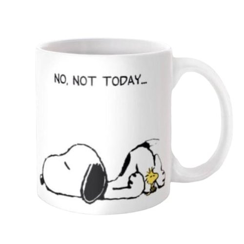 Cana alba personalizata Snoopy, 330 ml