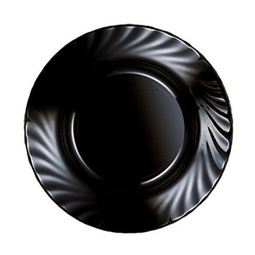 Farfurie Adâncă Luminarc Negru Sticlă (ø 22,5 cm)