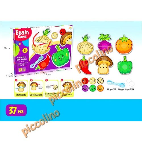Joc sireturi cu fete - fructe si legume 314
