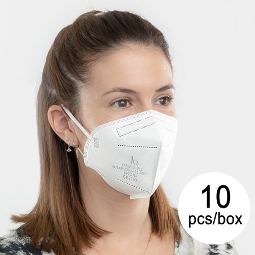 Masca respiratorie de protecție FFP2 NR JU FM0201-966 5 straturi (Pachet de 10)