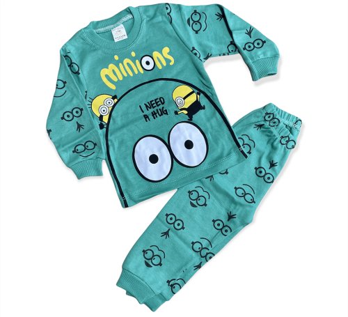Minions pijama bumbac copii COD 2820