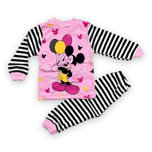 Pijama Minnie bumbac copii COD 3075