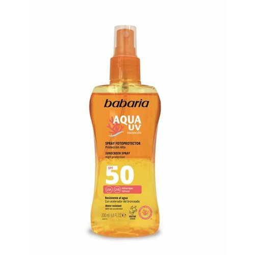 Protector Solar Corporal Spray Babaria Solar Aqua UV Spf 50 (200 ml)
