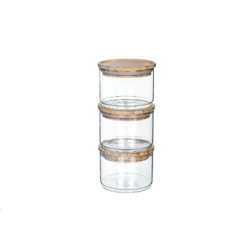 Set de 3 tuburi DKD Home Decor Sticlă borosilicată (470 ml)