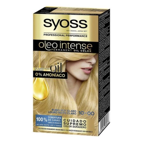 Vopsea Permanentă Olio Intense Syoss Nº 10,00 Blond Extraclar