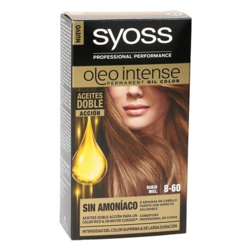 Vopsea Permanentă Olio Intense Syoss N 8,60 Blond Miere