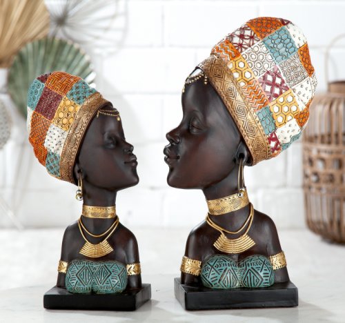 Figurina Lady Zola, Rasina, Multicolor, 22x38x10.5 cm
