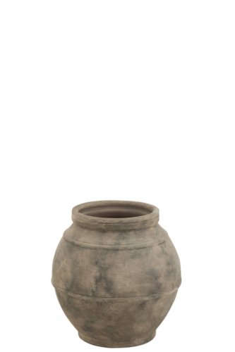 Ghiveci, Ceramica, Maro, 38x38x38 cm