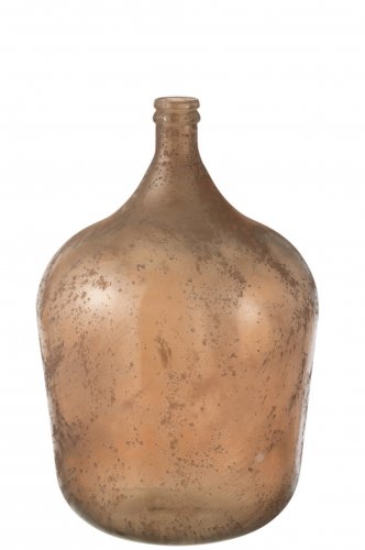 Jolipa - Vaza carafe, sticla, maro, 36.5x36.5x56 cm