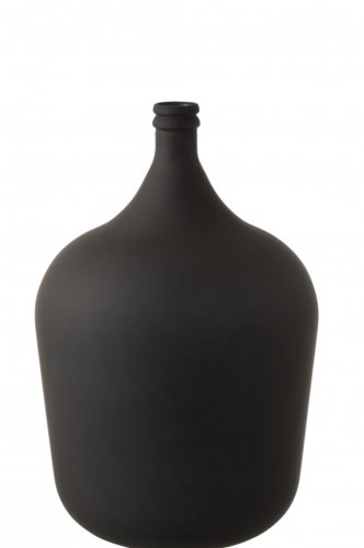 Vaza Carafe, Sticla, Negru, 38x38x56 cm