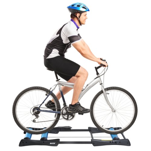 HOMCOM Biciclete Trainer Pliabil Reglabil Rulou frontal Sarcină maximă 120 kg