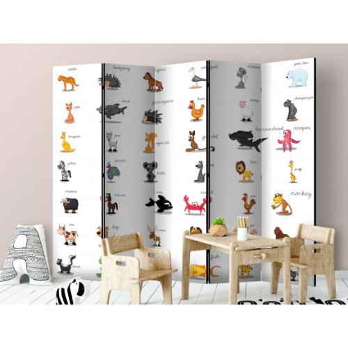 Paravan Learning By Playing (Animals) Ii [Room Dividers] 225 cm x 172 cm