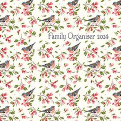 Birdsong Family Organiser - 2024 Square Wall Calendar