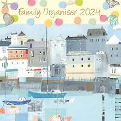 By the Sea Family Organiser - 2024 Square Wall Calendar