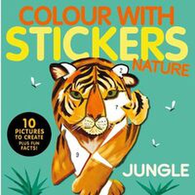 Jungle : colour with stickers