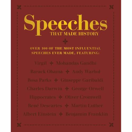 Speeches that made history: over 100 of the most influential speeches ever made