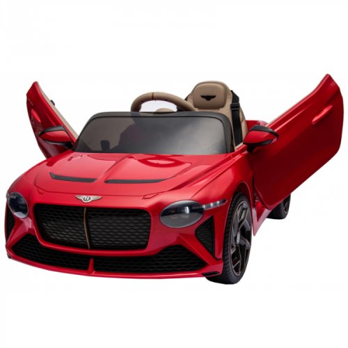 Masinuta electrica 4x4, pentru copii, Bentley Bacalar 120W 12V premium, culoare Rosu