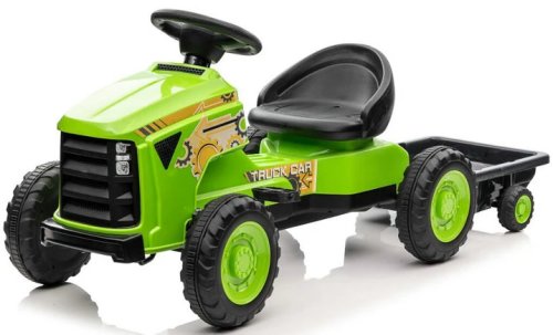 Tractoras cu pedale, pentru copii 3-8 ani, Kinderauto G206, culoare Verde