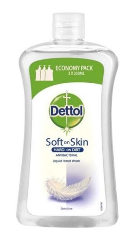 Dettol Rezerva sapun lichid Antibacterian Soft on Skin Sensitive, 750 ml