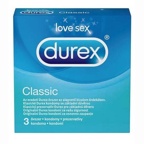 Durex Prezervative Classic, 3 buc