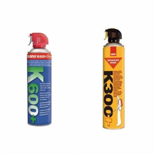 Pachet Sano Spray insecticid cu aerosol Sano K300, 400 ml + Sano K600, 500ml