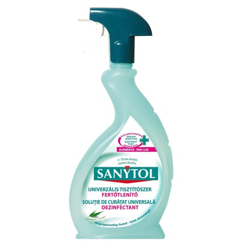 Sanytol Virucid Dezinfectant universal cu parfum de eucalipt 500ml, avizat Ministerul Sanatatii