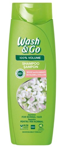 Wash&Go Sampon cu extract de iasomie pentru par normal, 180ml