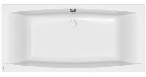 Cada baie incastrata Cersanit Virgo, 190 x 90 cm, dreptunghiulara, alb lucios