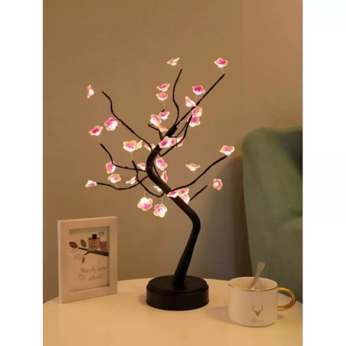 Lampa Decorativa in forma de Copac cu flori - 10x50cm