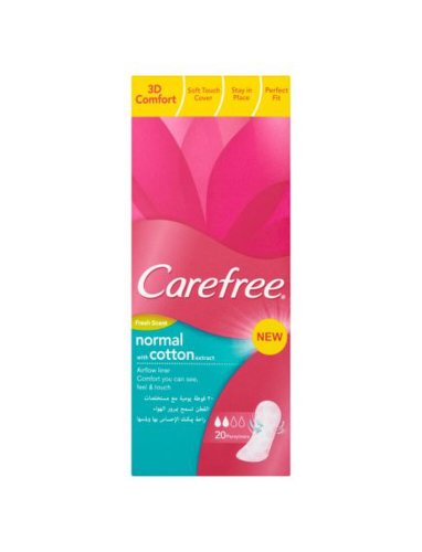 Carefree absorbante intime 20 buc/set cotton feel normal engros