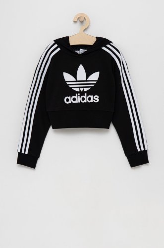 Adidas Originals Bluză copii H32337 culoarea negru, cu imprimeu