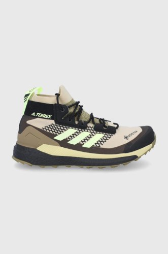 Adidas TERREX Pantofi Terrex Free Hiker GTX bărbați, culoarea bej