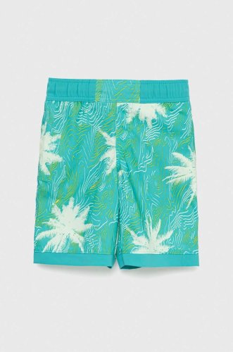 Columbia pantaloni scurti copii Sandy Shores Boardshort culoarea verde, talie reglabila