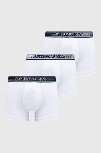 Emporio Armani Underwear Boxeri bărbați, culoarea alb
