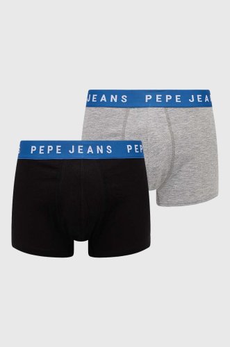 Pepe Jeans boxeri 2-pack barbati, culoarea negru