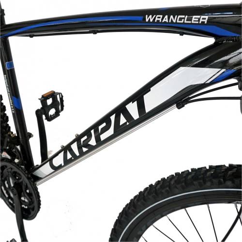 Bicicleta Mtb-Ht 29 Carpat Wrangler C2955B cadru aluminiu culoare negrualbastru