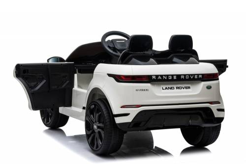 Masinuta electrica 12V cu doua locuri si roti EVA Range Rover White