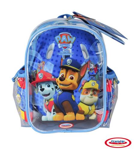 Set Protectie in rucsac (casca, genunchiere, cotiere) Paw Patrol