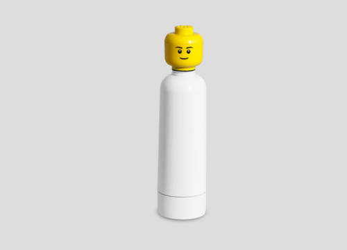 Sticla apa LEGO alb