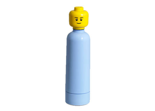 Sticla apa LEGO albastru deschis